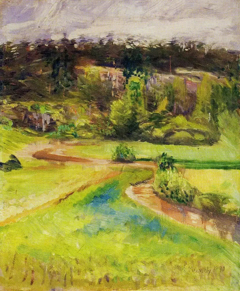 Krajobraz - Edvard Munch