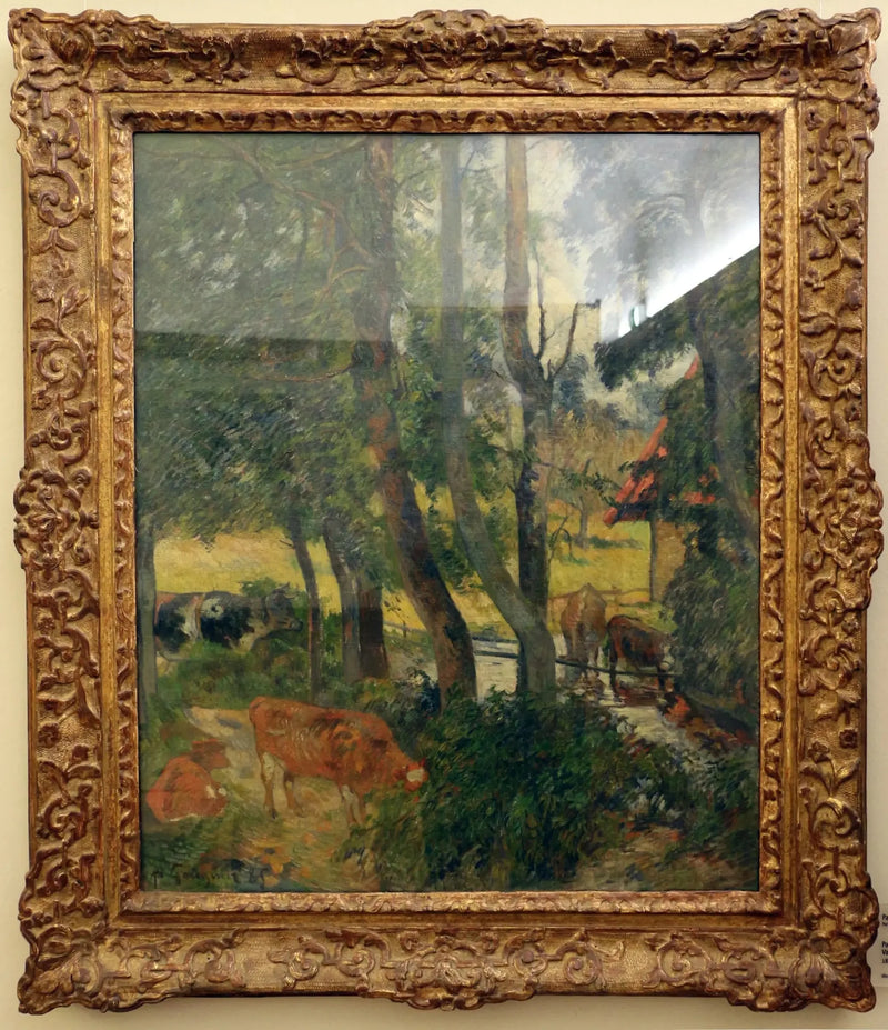 Krajobraz w Normandii - Paul Gauguin