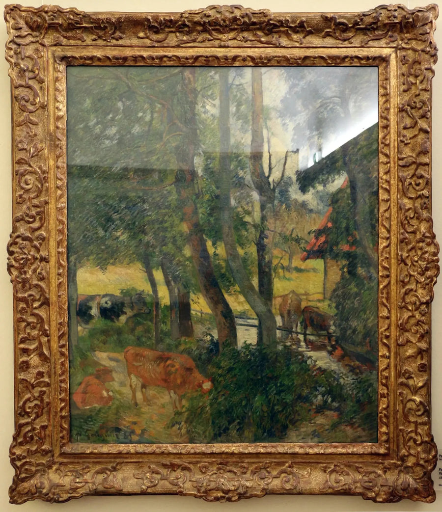 Krajobraz w Normandii - Paul Gauguin