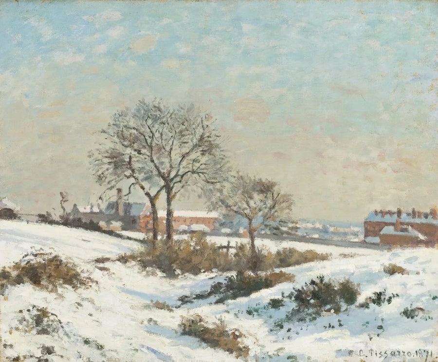 Zimowy krajobraz w South Norwood - Camille Pissarro