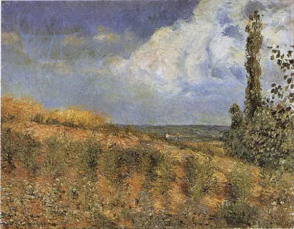 Krajobraz, okolice Pontoise - Camille Pissarro