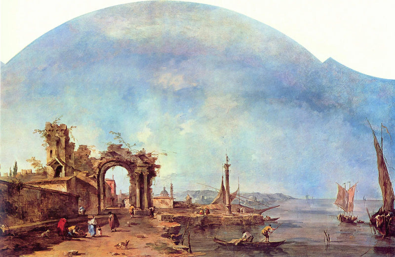 Fantastyczny pejzaż - Francesco Guardi