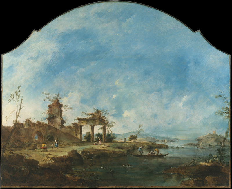 Fantastyczny pejzaż - Francesco Guardi