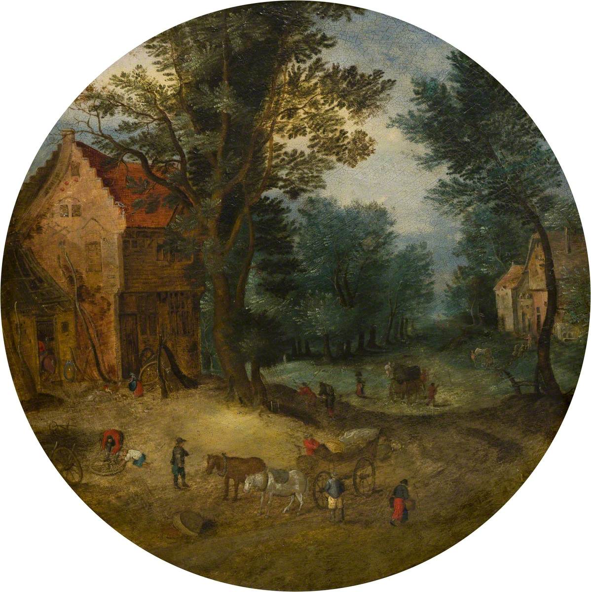 Paysage flamand - Jan Brueghel le Jeune image 1 reproduction d’œuvre d’art à l’huile