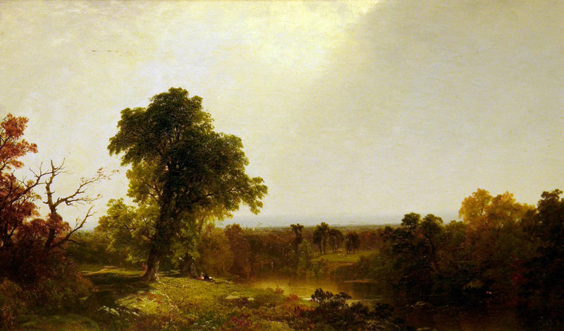 Jesienny pejzaż rzeczny - John Frederick Kensett