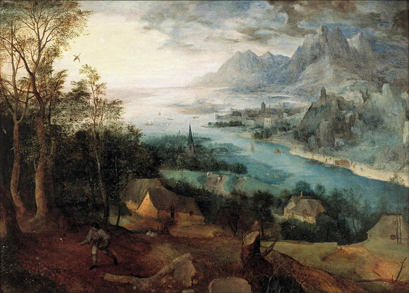 Pejzaż rzeczny z parabolą siewcy - Pieter Brueghel Starszy