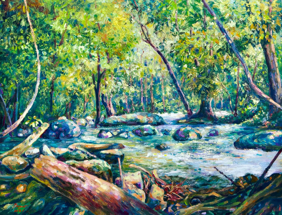 Krajobraz leśny | 50x40cm