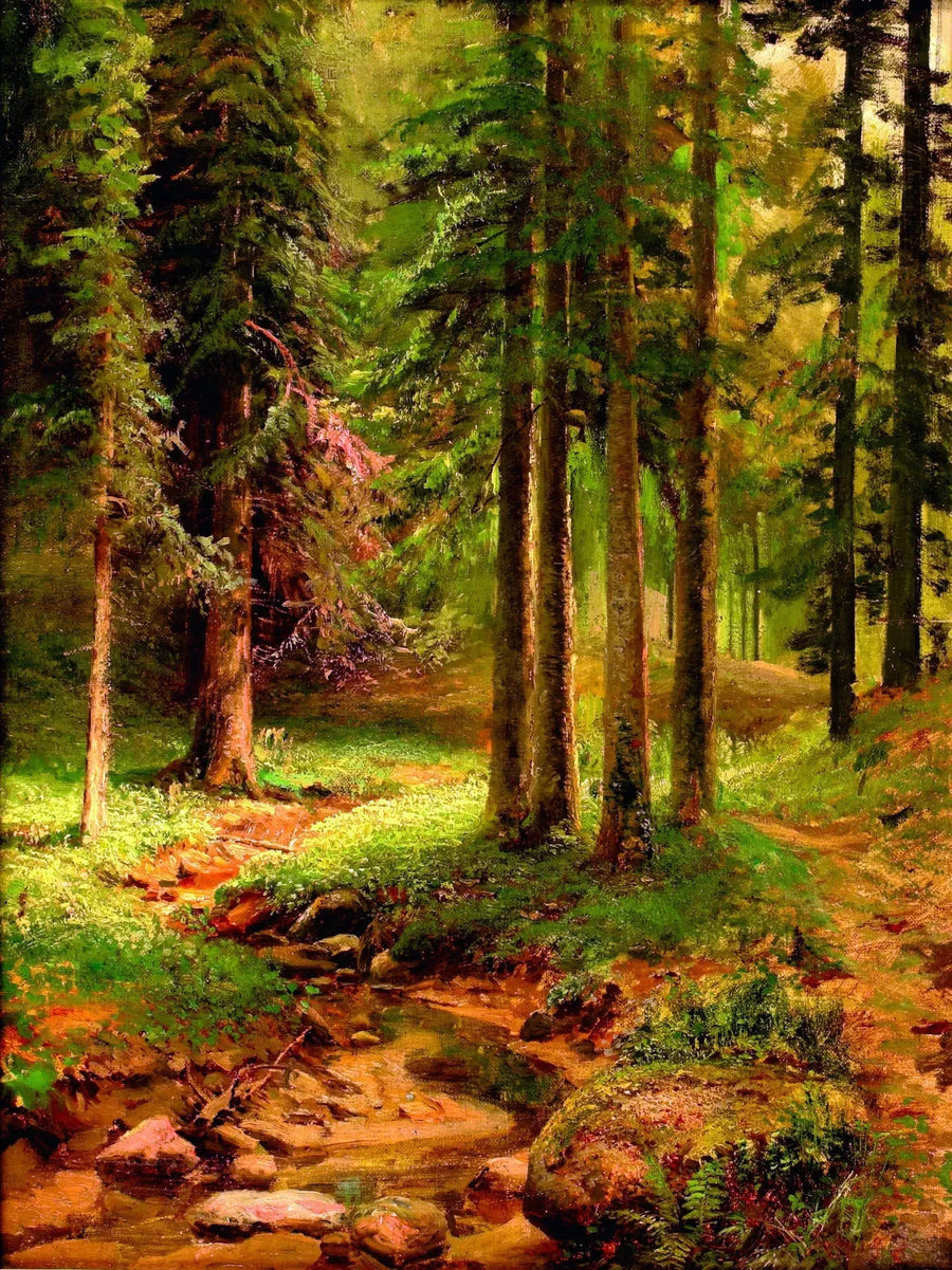 Pejzaż leśny - Iwan Czichkin
