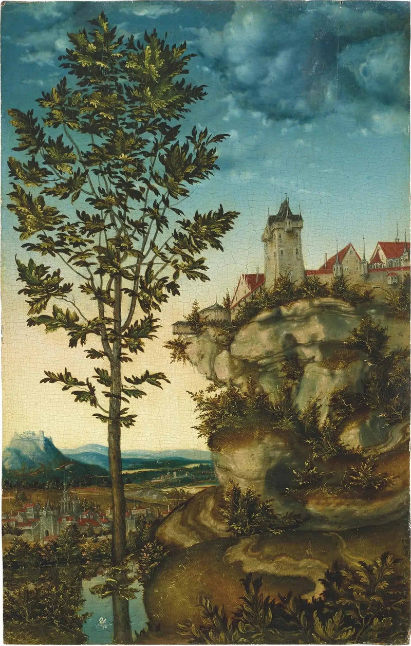 Pejzaż (fragment) - Lucas Cranach Starszy
