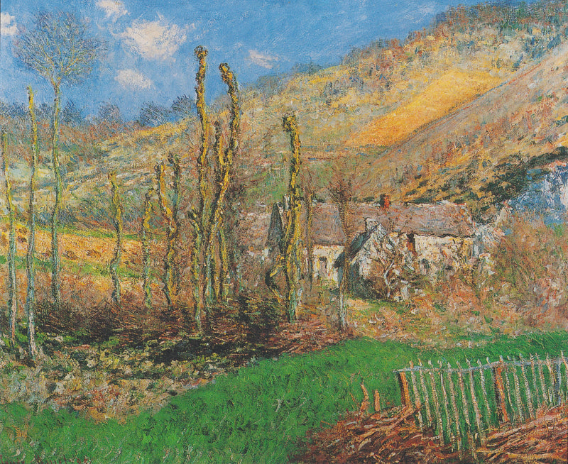 Zimowy krajobraz w Val de Falaise W975 - Claude Monet