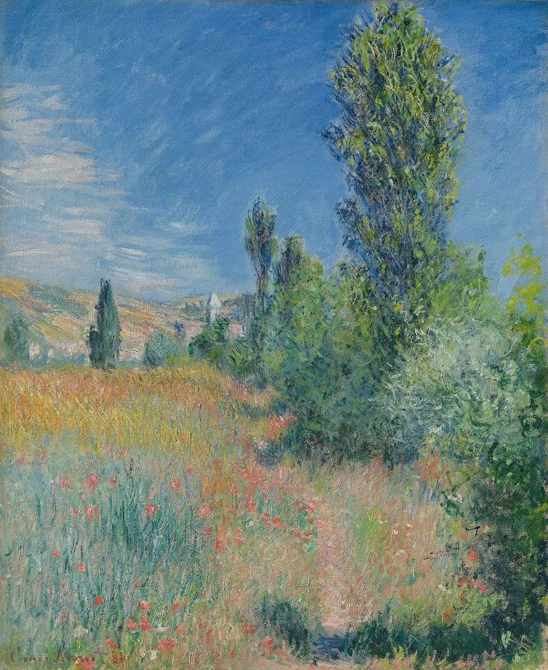 Krajobraz na wyspie Saint-Martin W679 - Claude Monet