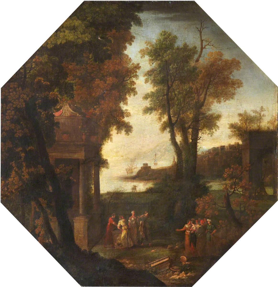 Włoski pejzaż - Claude Lorrain