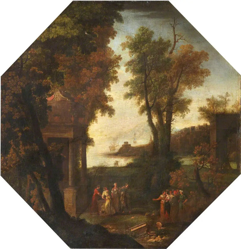Włoski pejzaż - Claude Lorrain