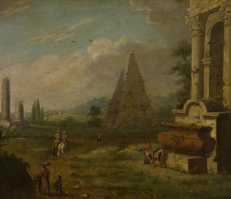 Włoski pejzaż - Giovanni Paolo Panini