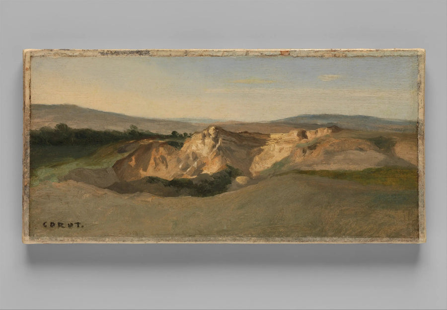 Włoski pejzaż - Jean-Baptiste Camille Corot