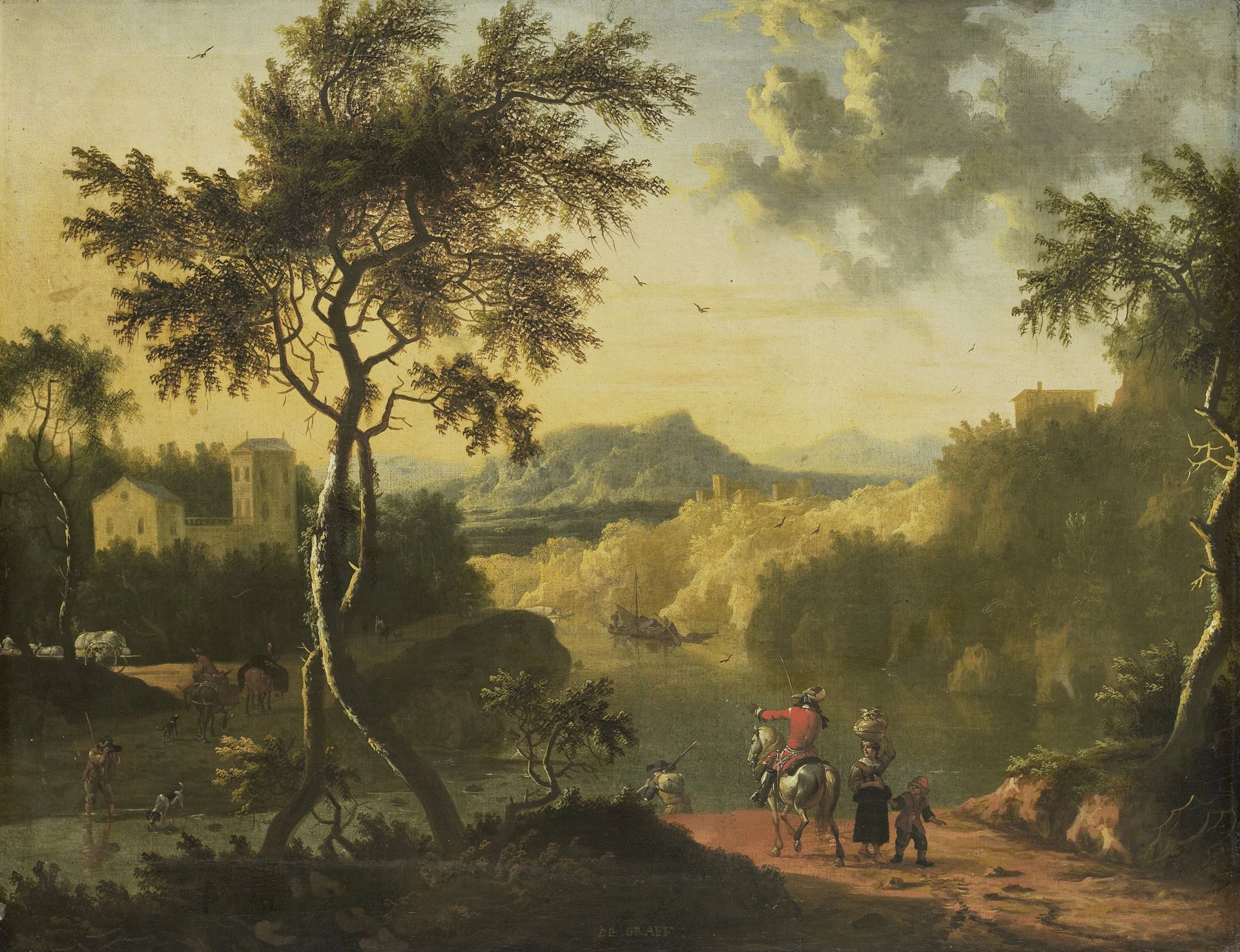 Paysage italien - Timotheus de Graef