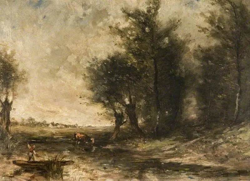 Paysage - Jean-Baptiste Camille Corot - Alpha Reproduction