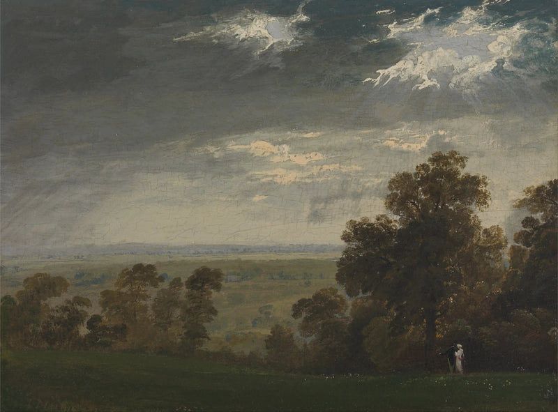 Pejzaż, wyspa Wight lub Richmond Hill - John Martin