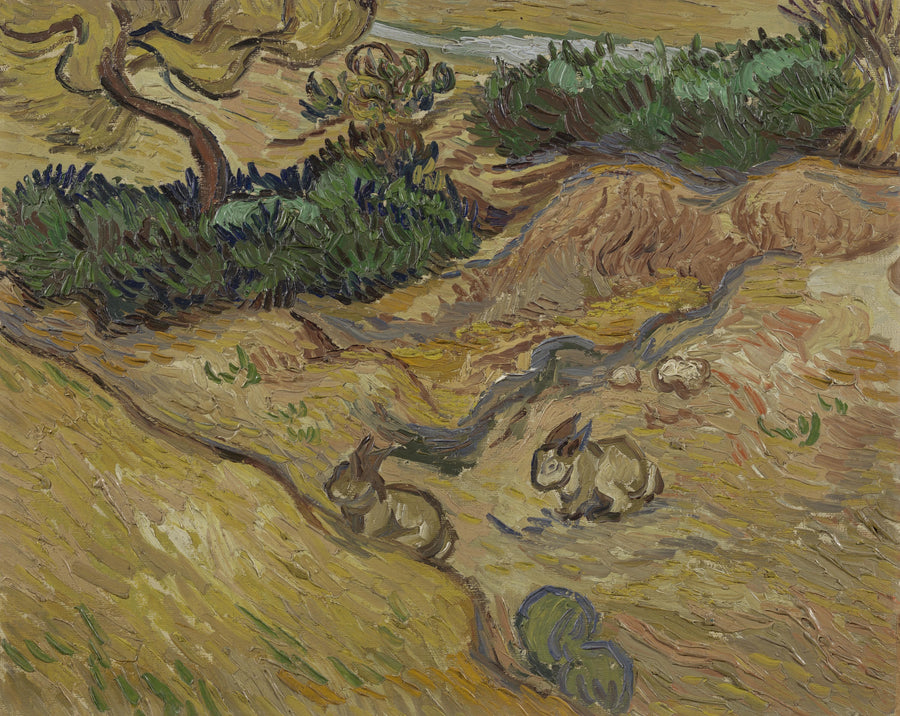 Pejzaż z królikami - Vincent van Gogh