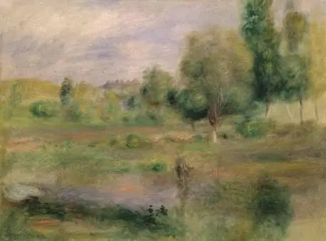 Krajobraz, jezioro - Pierre-Auguste Renoir