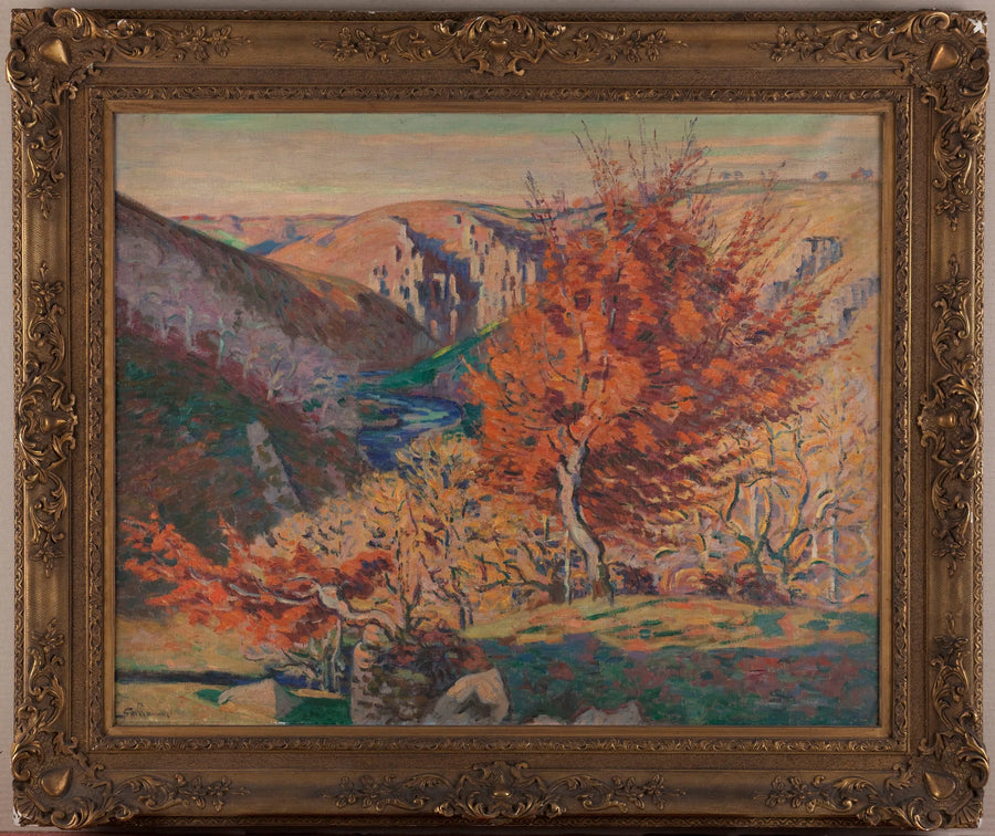 Pejzaż, skała Fileuse - Armand Guillaumin