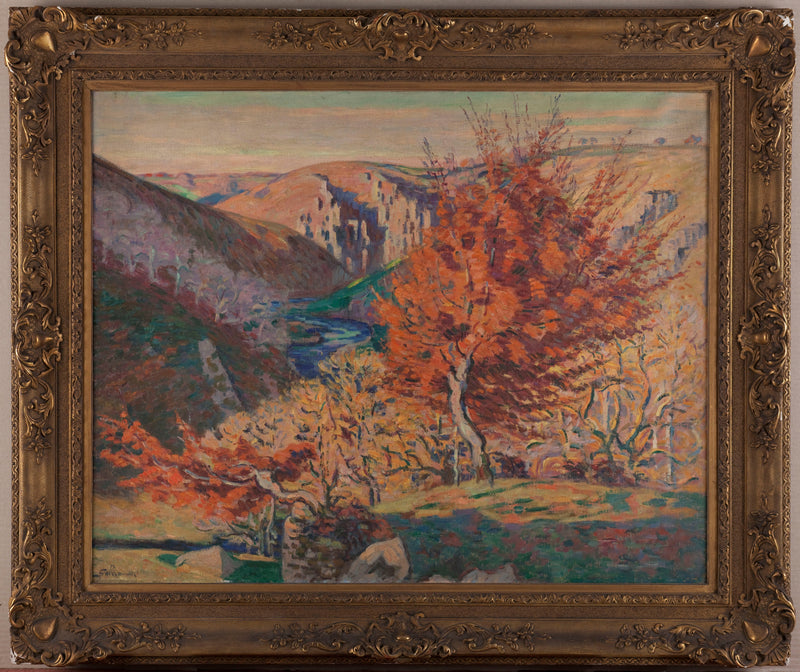 Pejzaż, skała Fileuse - Armand Guillaumin