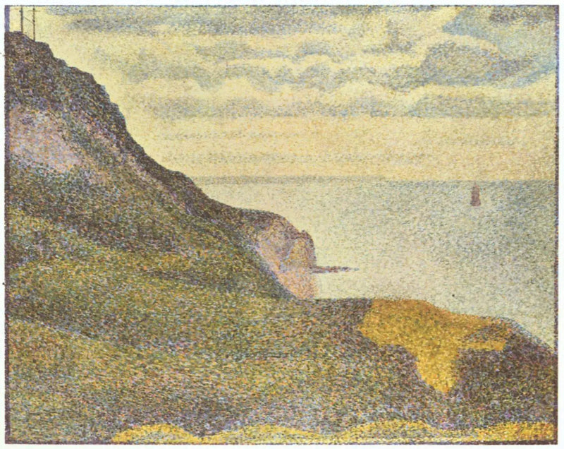 Morski krajobraz w Port-en-Bessin, Normandia - Georges Seurat