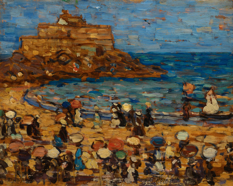 Pejzaż morski – Saint-Mâlo - Maurice Prendergast