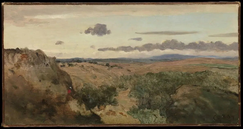 Górski krajobraz - Jean-Baptiste Camille Corot