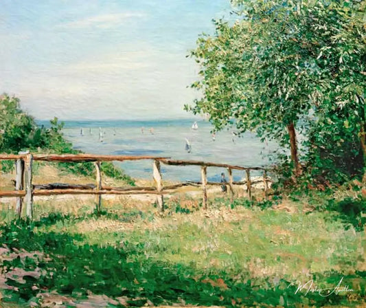 Paysage naturel - Caillebotte - Reproductions de tableaux et peintures haut de gamme