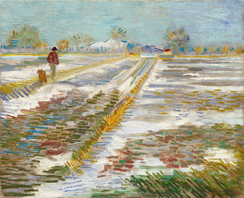 Zimowy krajobraz - Vincent van Gogh