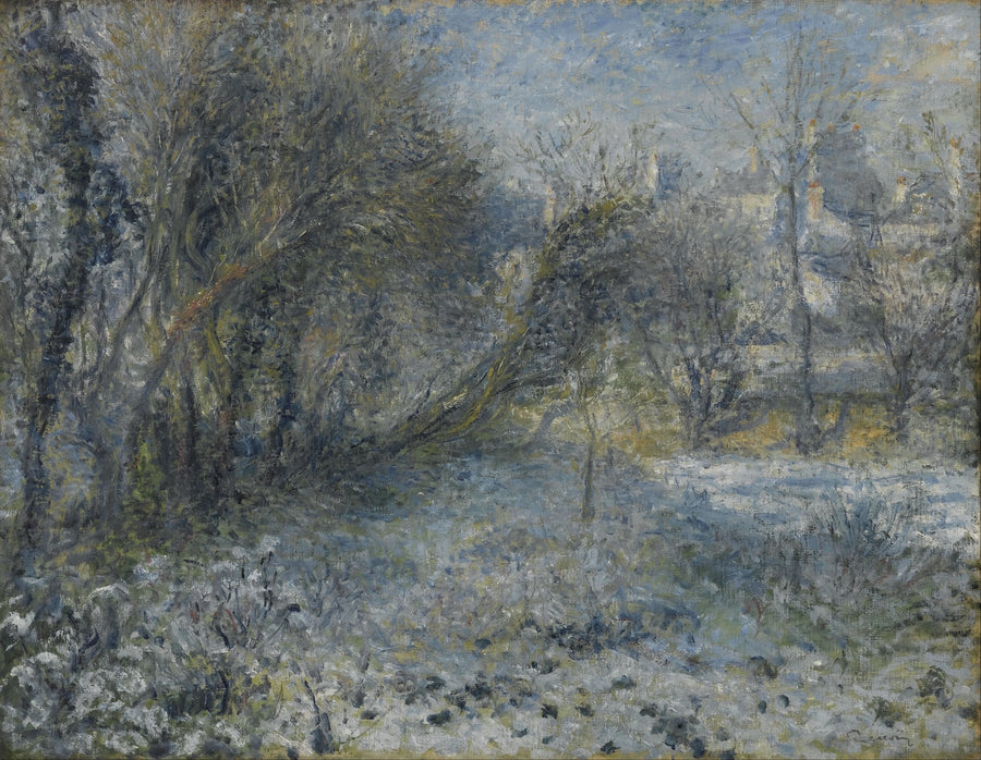 Krajobraz ze śniegiem - Pierre-Auguste Renoir