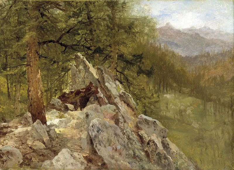 Zachodni krajobraz - John Frederick Kensett