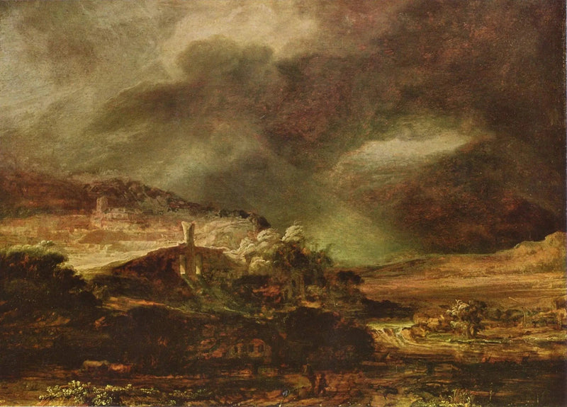 Krajobraz burzowy - Rembrandt