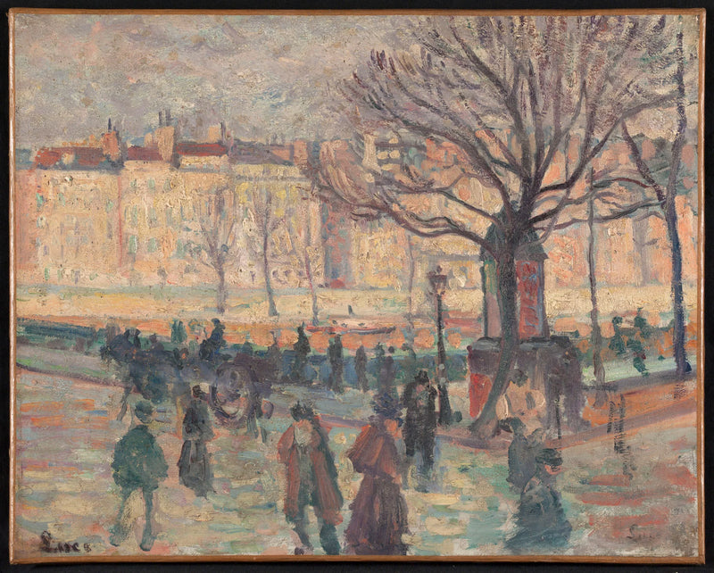 Paryski pejzaż. Brzegi Sekwany - Maximilien Luce