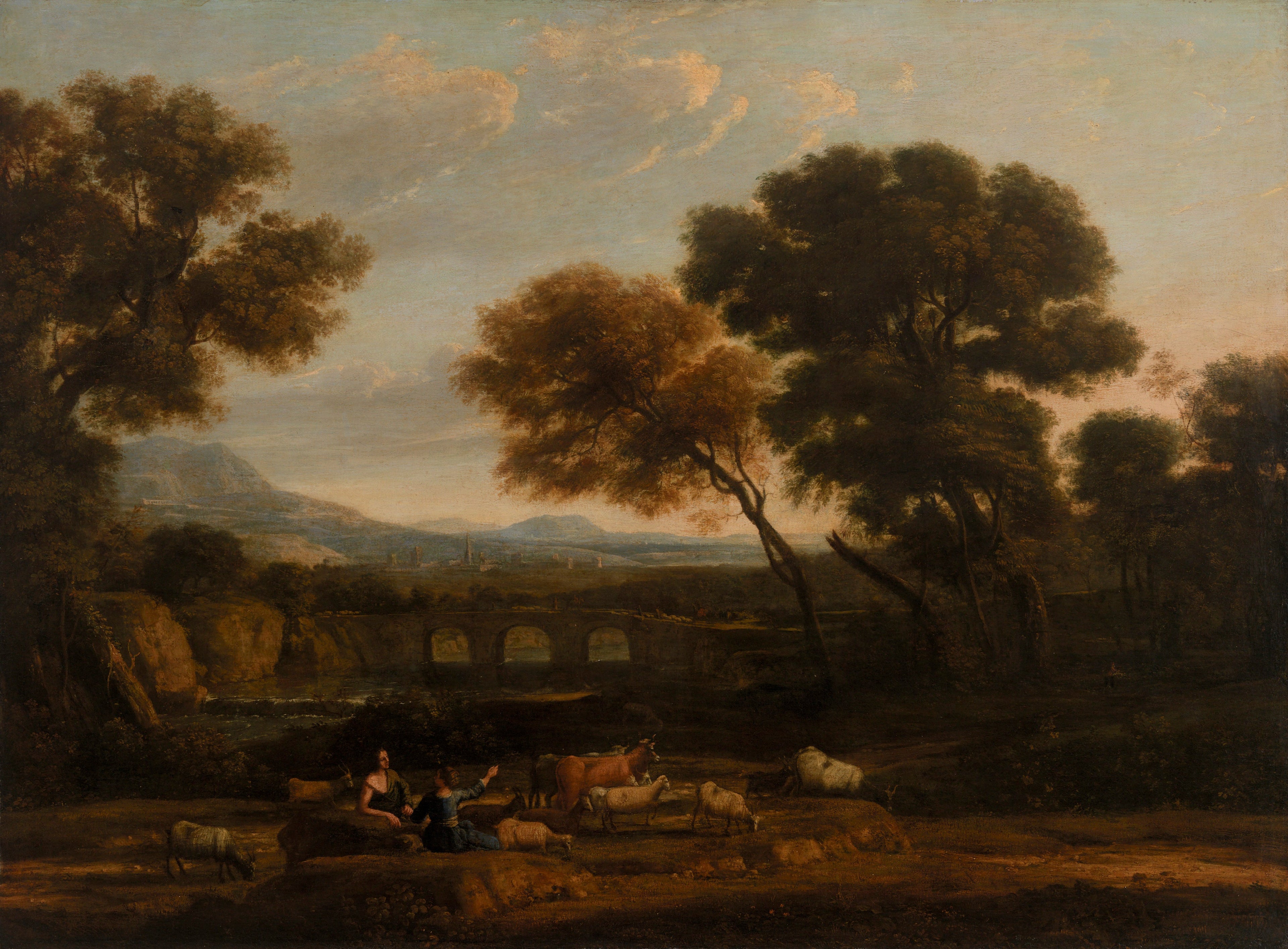 Pejzaż wiejski - Claude Lorrain