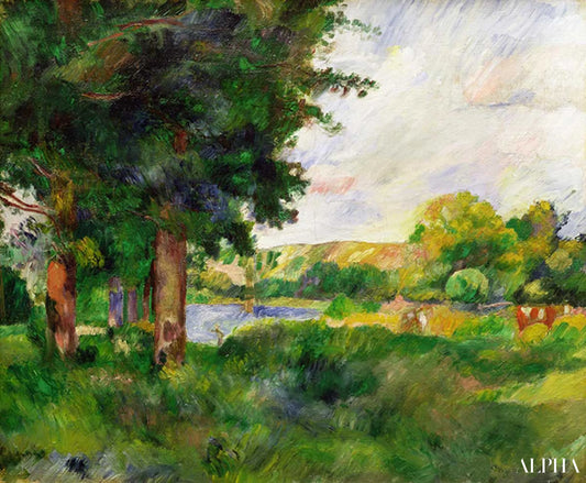 Paysage - Paul Cézanne - Reproductions de tableaux et peintures haut de gamme