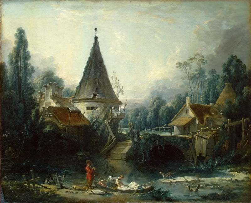 Pejzaż w pobliżu Beauvais - François Boucher