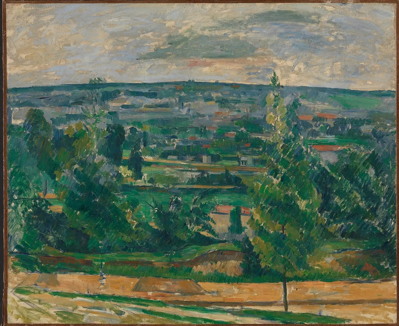 Pejzaż w pobliżu Melun - Paul Cézanne