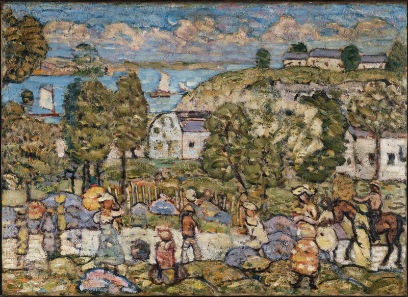 Pejzaż w pobliżu Nahant - Maurice Prendergast