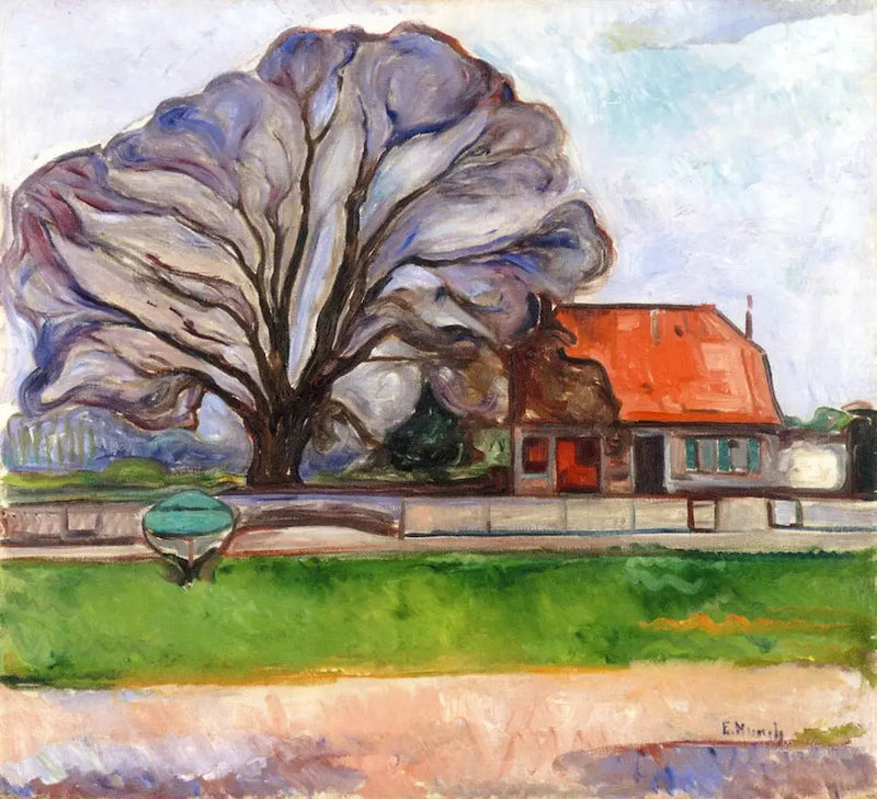 Krajobraz w pobliżu Travemünde - Edvard Munch