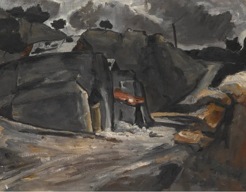 Pejzaż prowansalski (Skały w Estaque) - Paul Cézanne