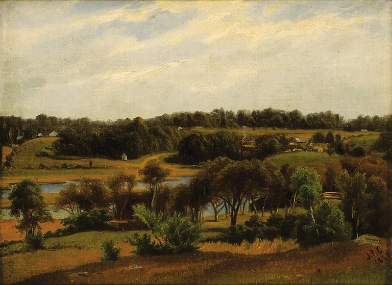 Wiejski krajobraz - Jasper Francis Cropsey