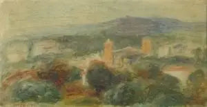 Krajobraz, Saint-Paul de Vence - Pierre-Auguste Renoir