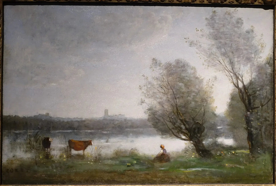 Bez tytułu pejzaż - Jean-Baptiste Camille Corot