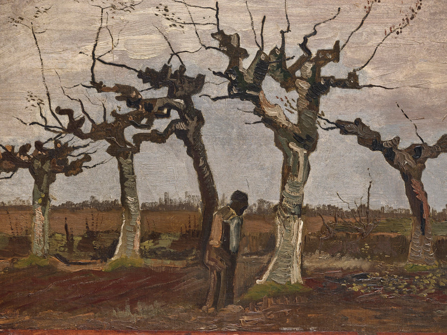 Pejzaż z wierzbami płaczącymi - Vincent van Gogh