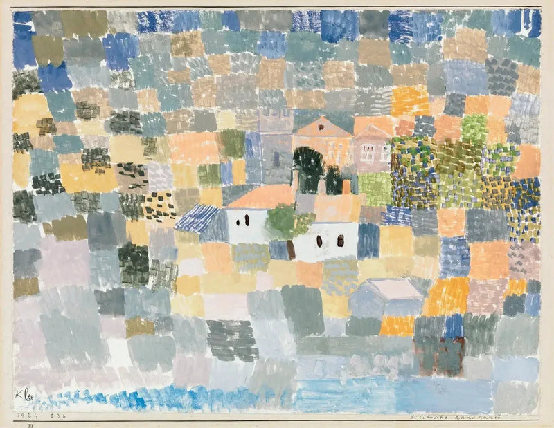 Krajobraz sycylijski (Sicilische Landschaft) - Paul Klee