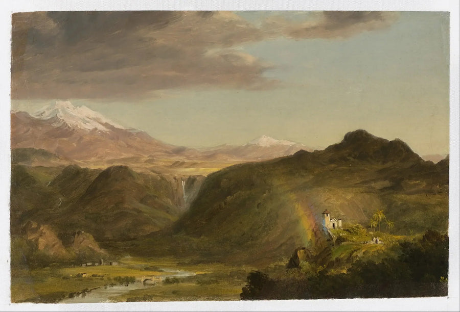 Południowoamerykański pejzaż - Frederic Edwin Church