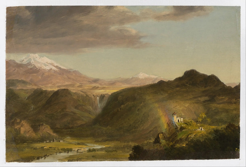 Południowoamerykański pejzaż - Frederic Edwin Church