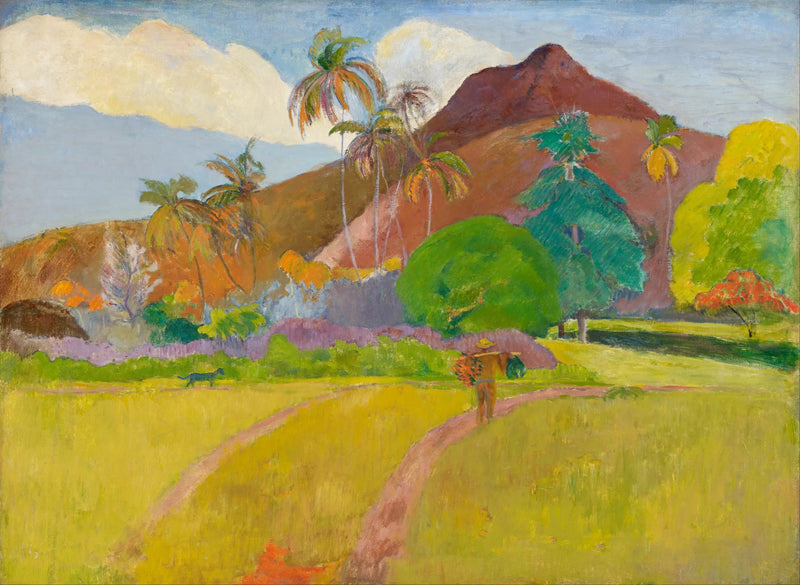 Tahitański krajobraz - Paul Gauguin